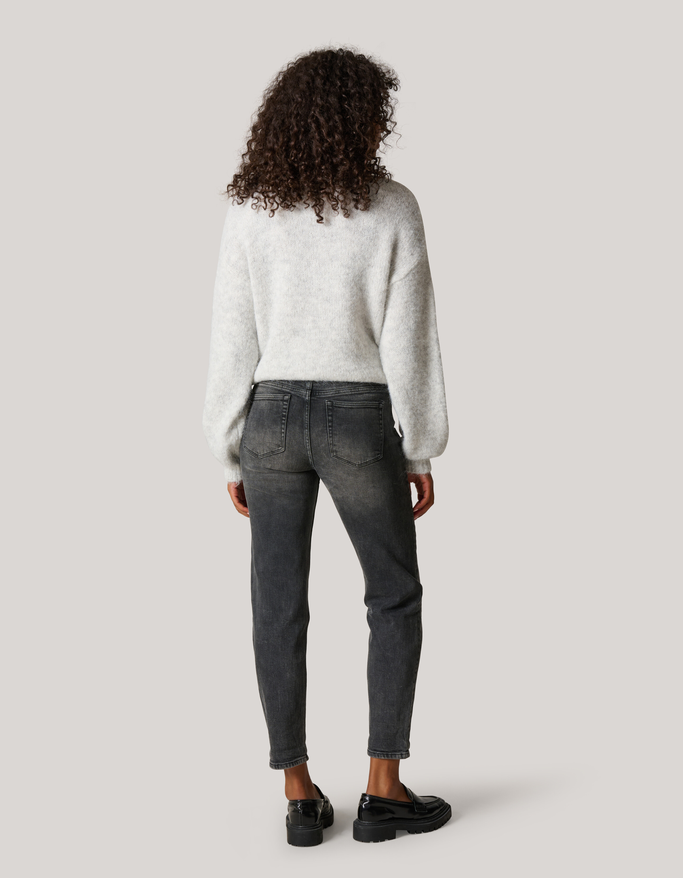 Tapered Fit Jeans Dunkelgrau L29 SHOEBY WOMEN