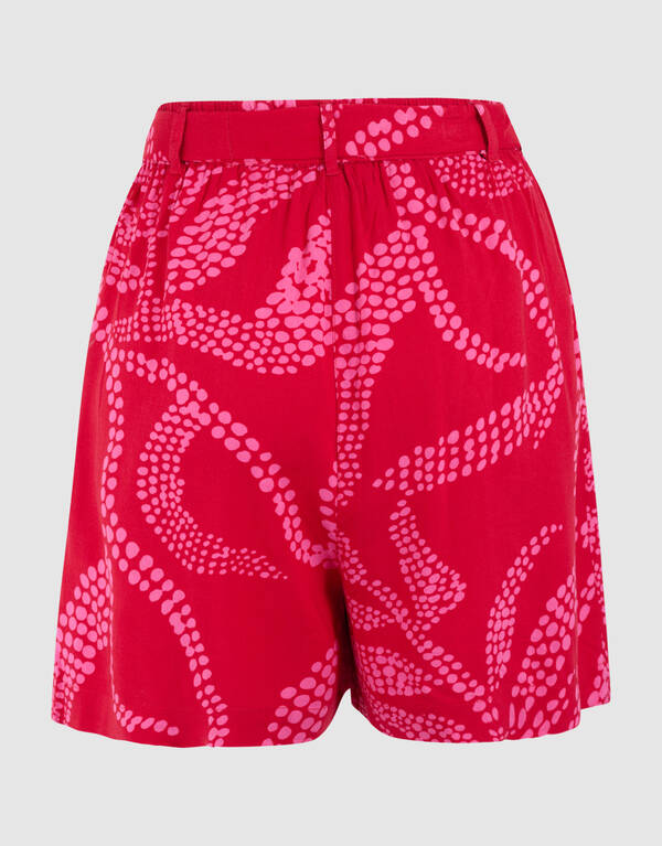 Bedruckte Shorts Rot SHOEBY WOMEN