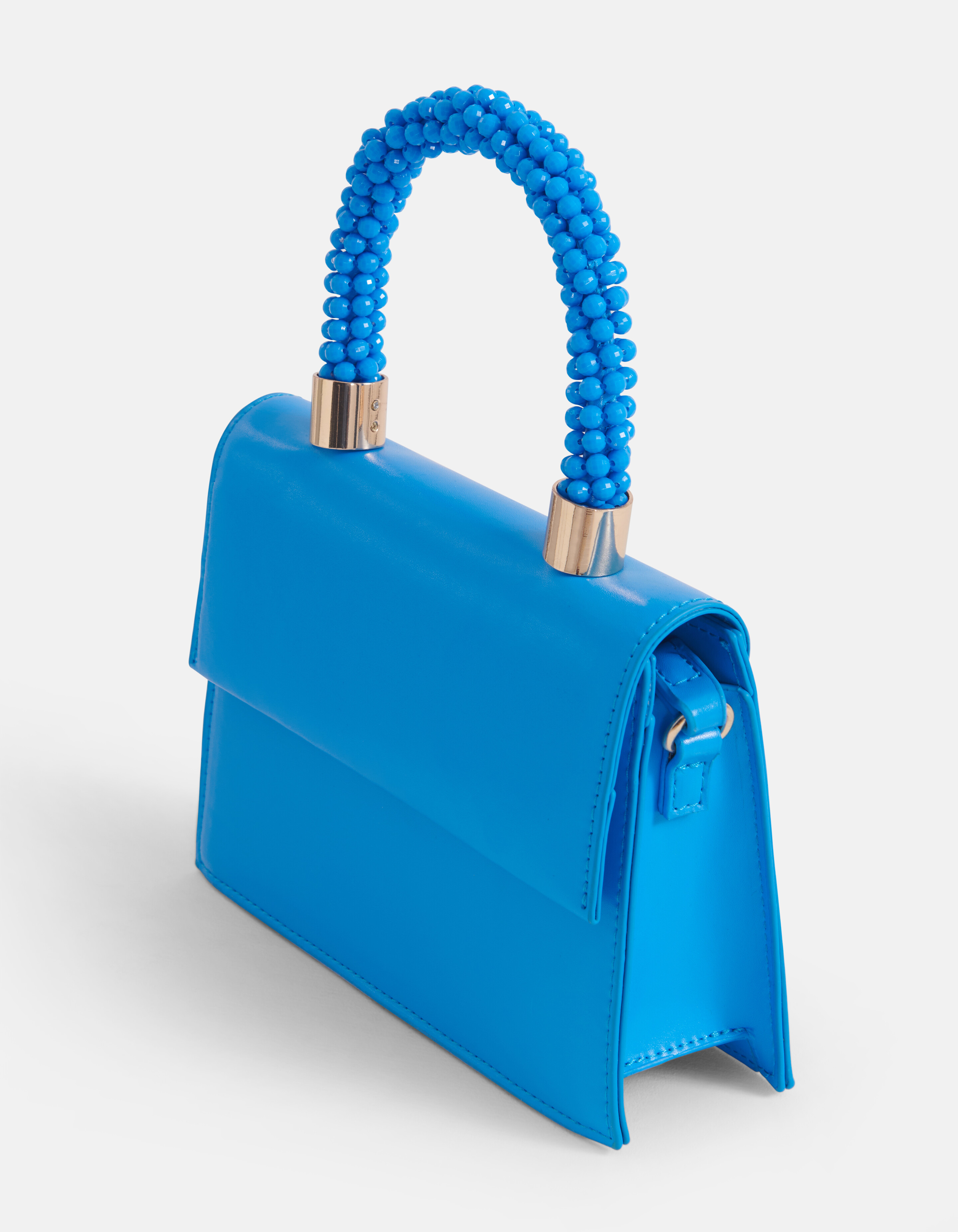 Mini-Tasche mit Perlen Blau SHOEBY ACCESSOIRES