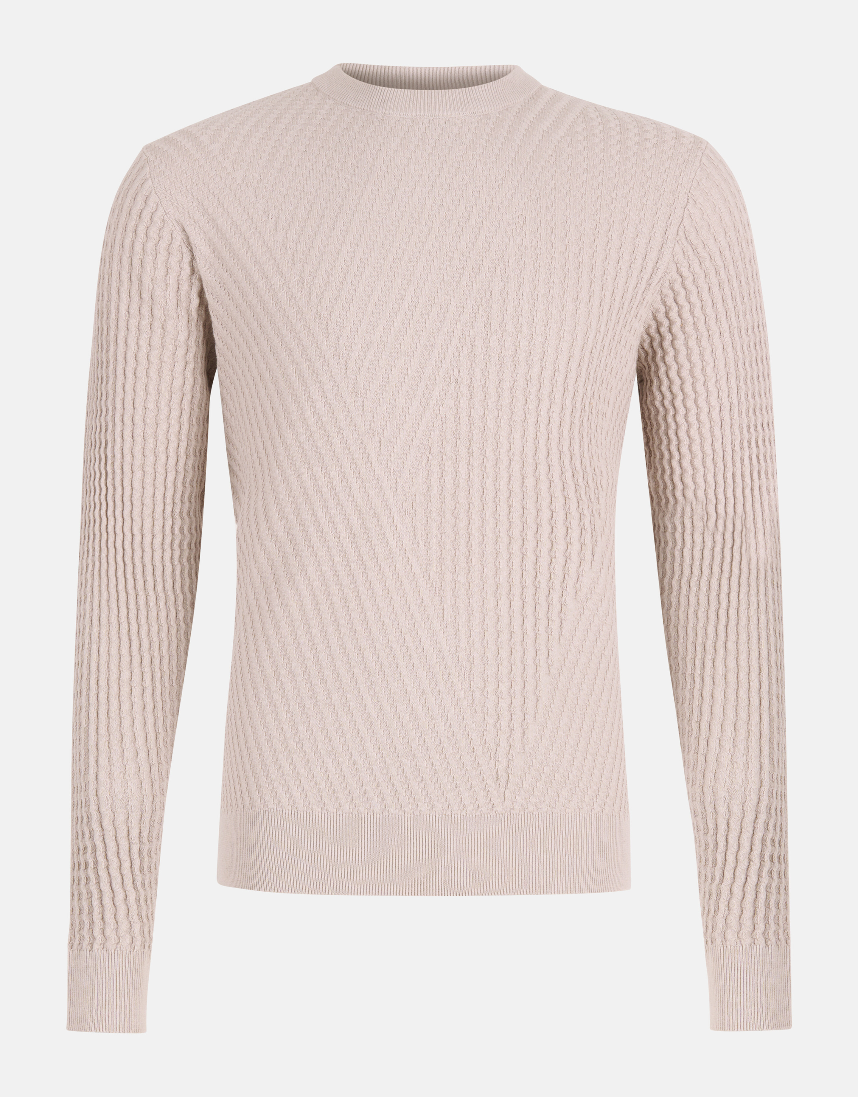 Gestreifter Pullover Hellgrau SHOEBY MEN