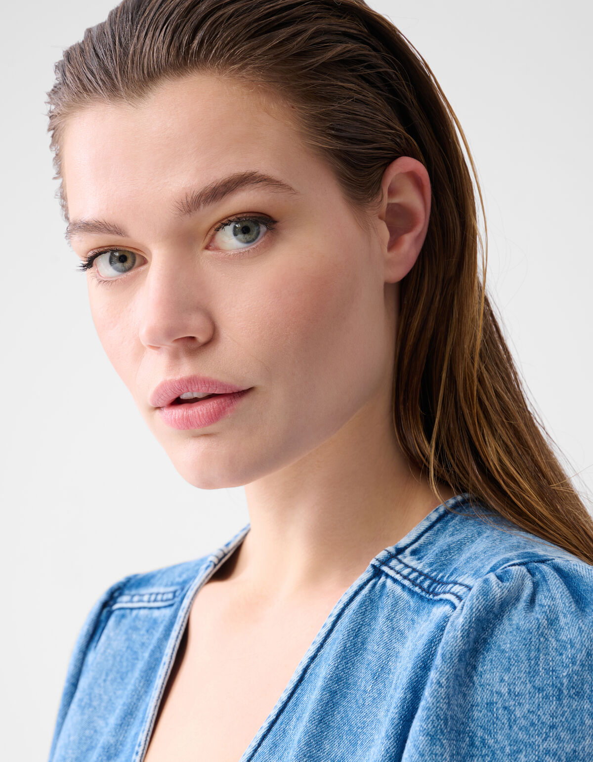 Denim Maxikleid Mediumstone SHOEBY WOMEN