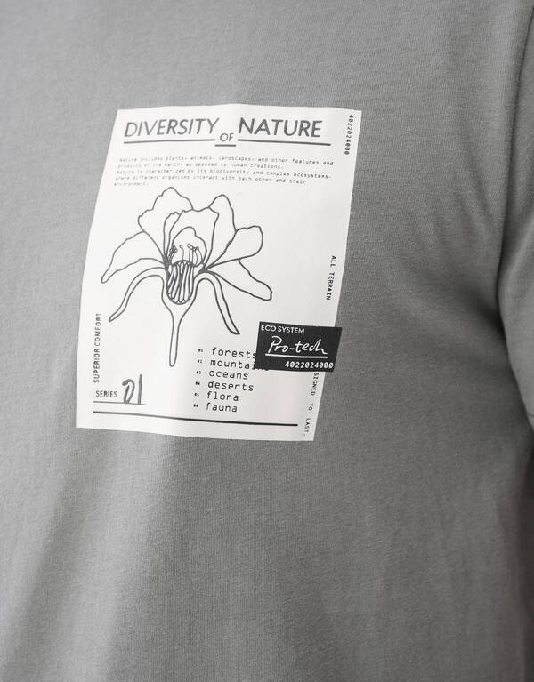 Artwork T-shirt Dunkelgr&uuml;n SHOEBY MEN