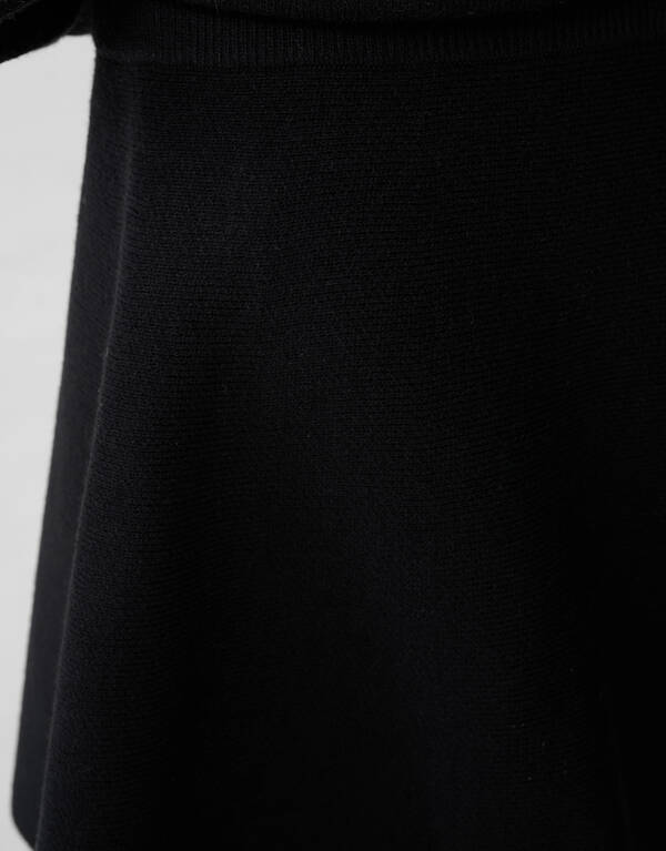 Strick-Minirock Schwarz SHOEBY GIRLS