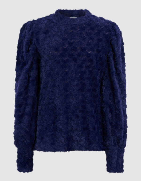 Fluffy Top Dunkelblau SHOEBY GIRLS