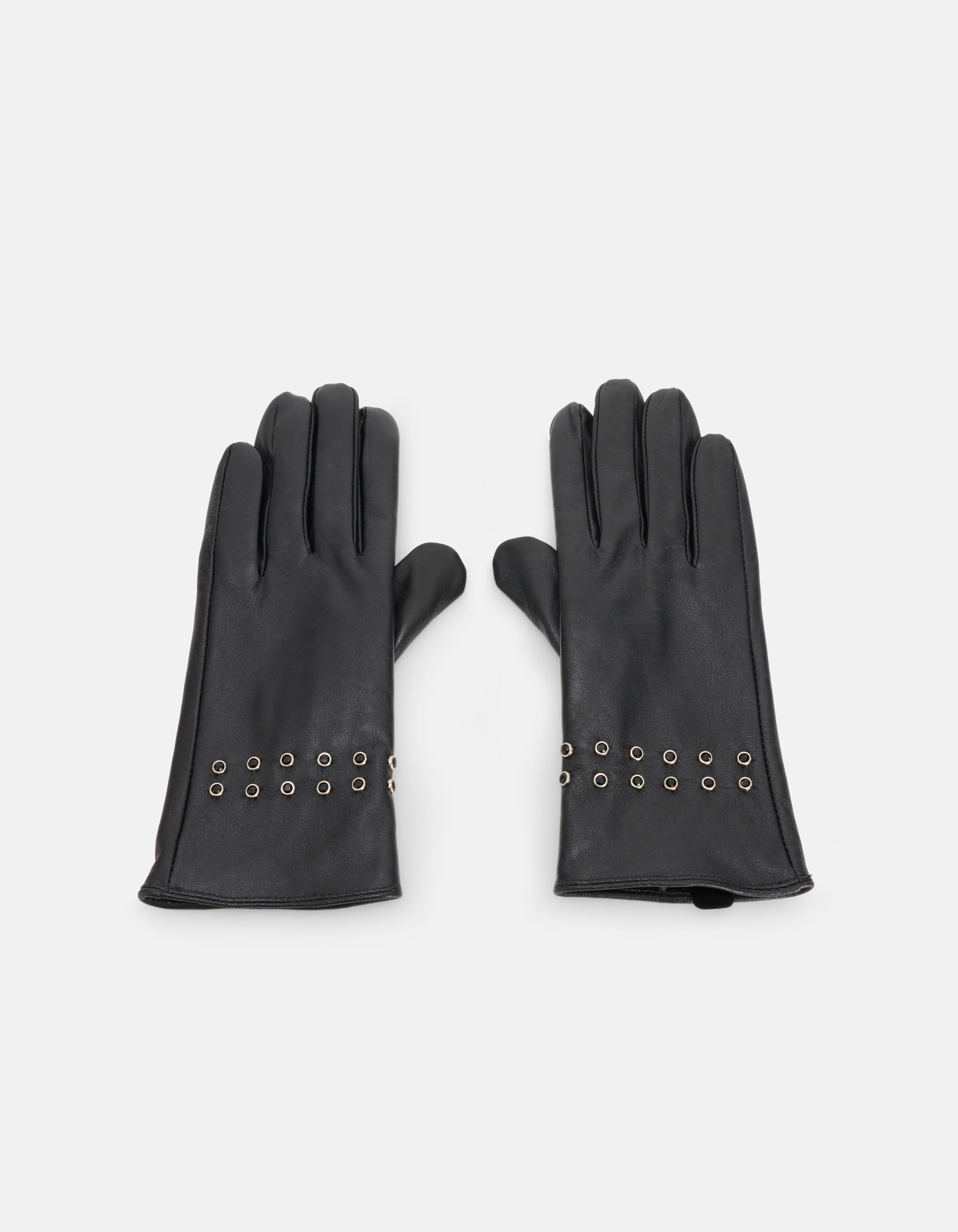 Handschuhe mit Strasssteinen Schwarz SHOEBY ACCESSOIRES