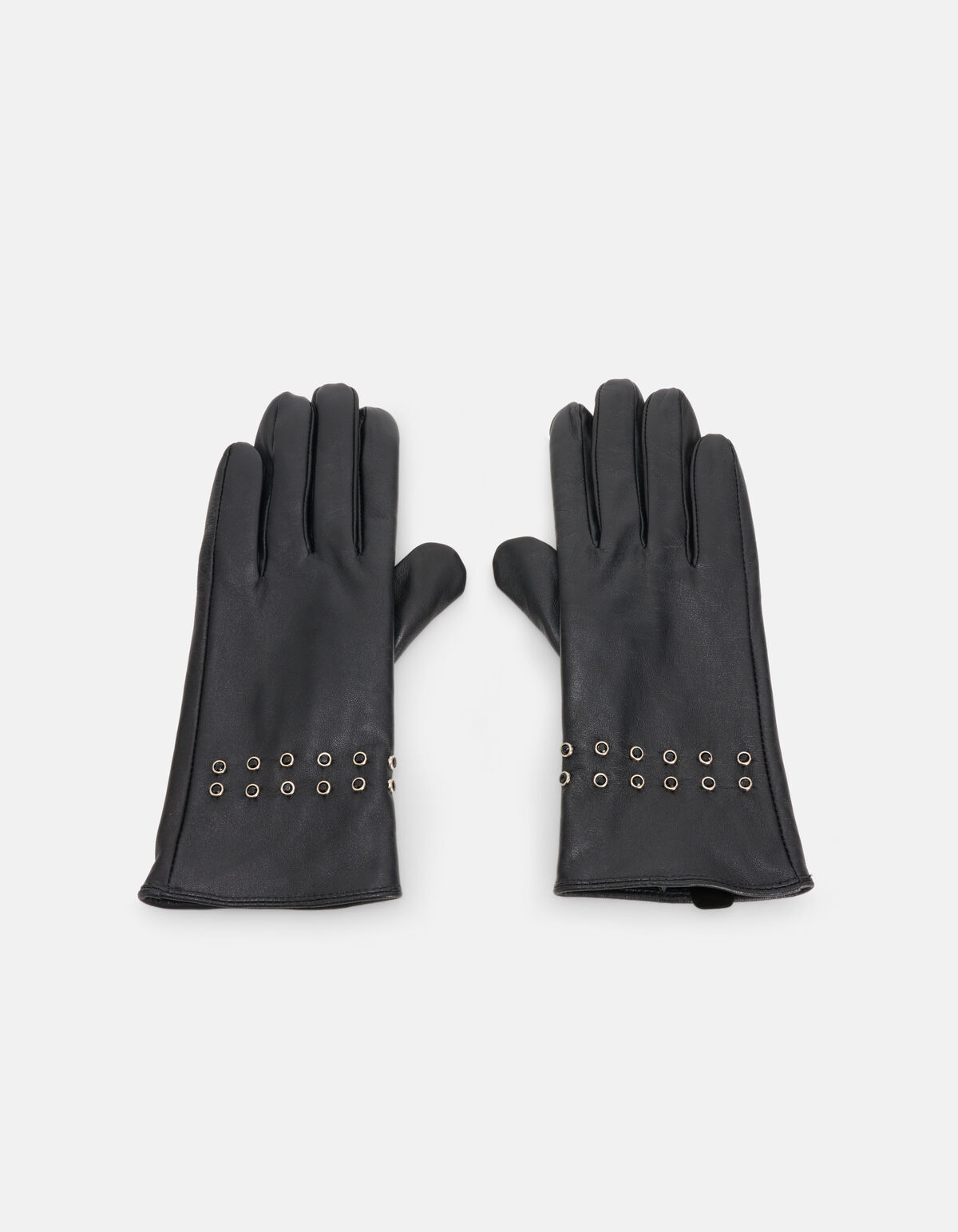 Handschuhe mit Strasssteinen Schwarz SHOEBY ACCESSOIRES