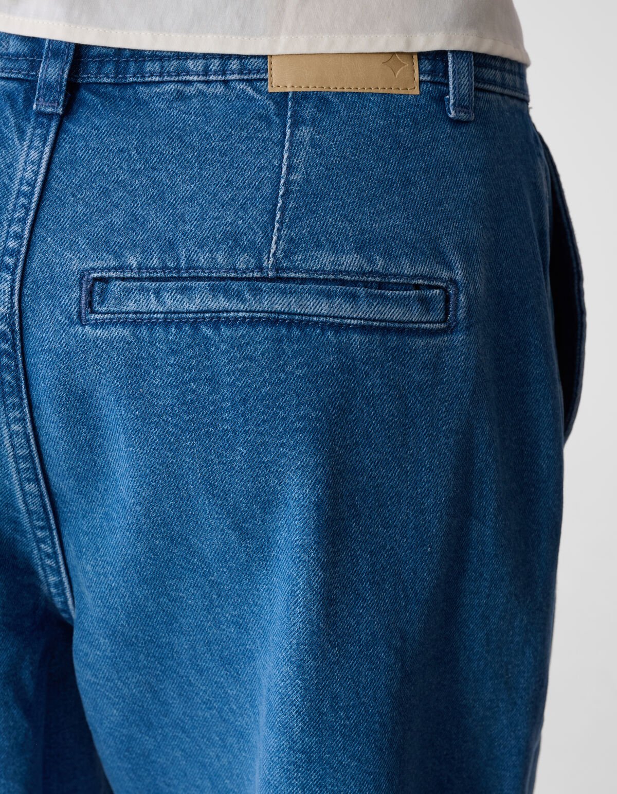 Faltenhose mit weitem Bein, Mediumstone SHOEBY WOMEN