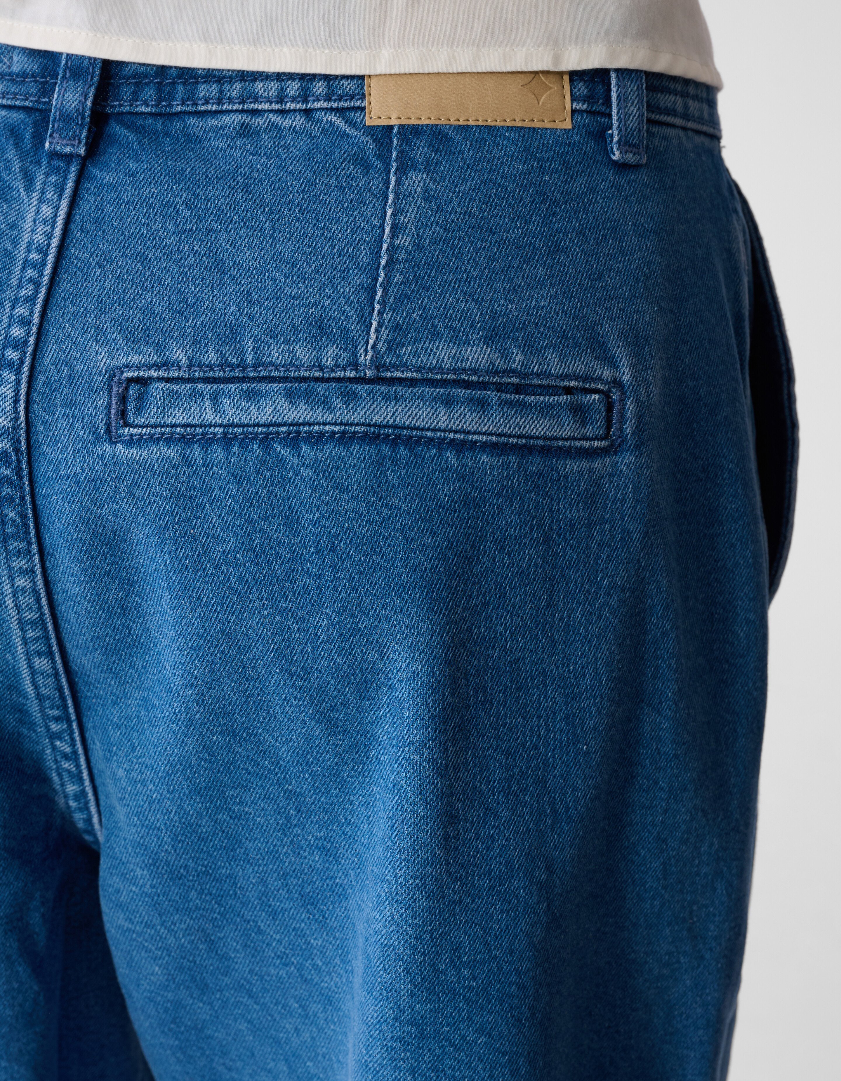 Faltenhose mit weitem Bein, Mediumstone SHOEBY WOMEN