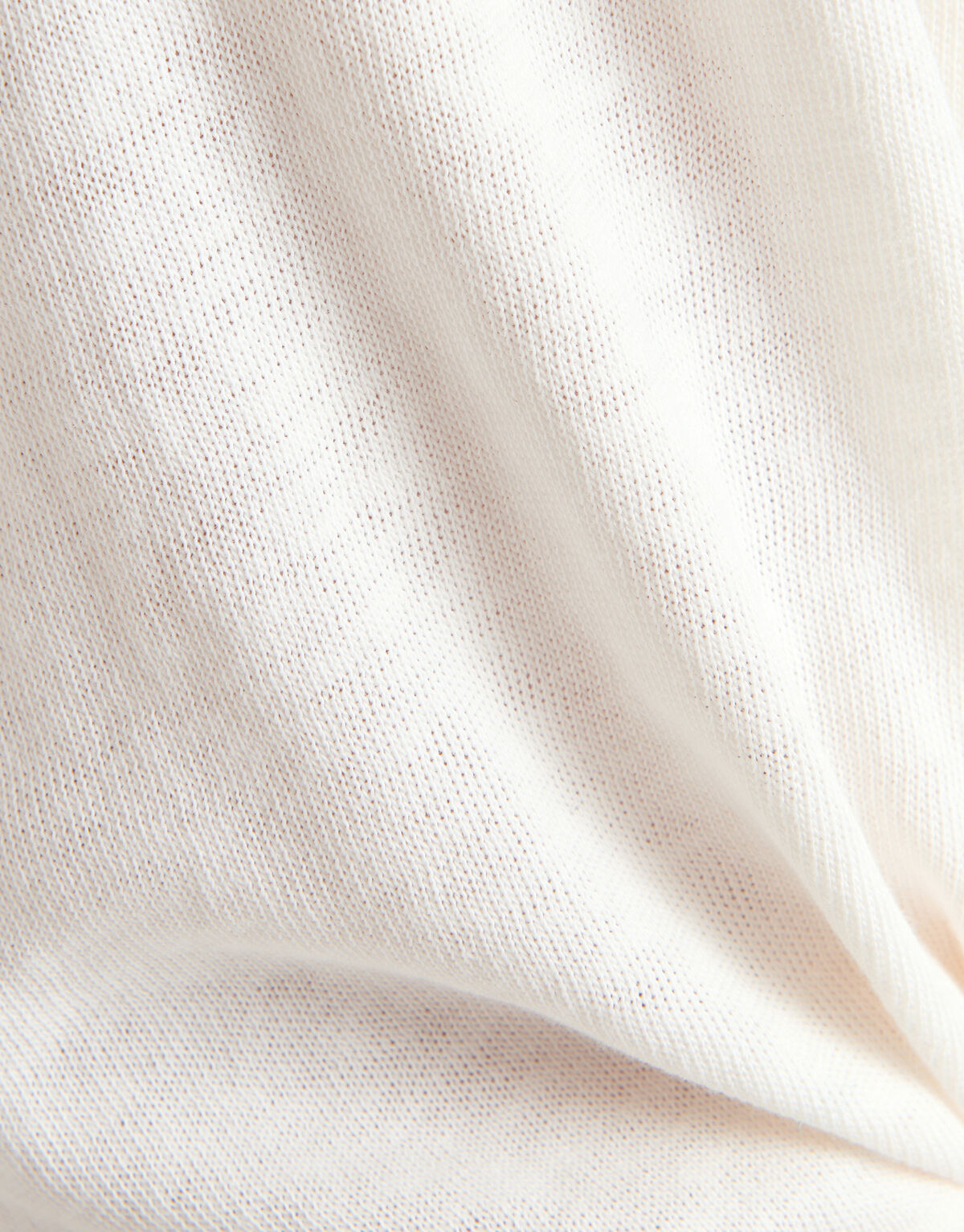 Knoten-T-Shirt Off White SHOEBY WOMEN