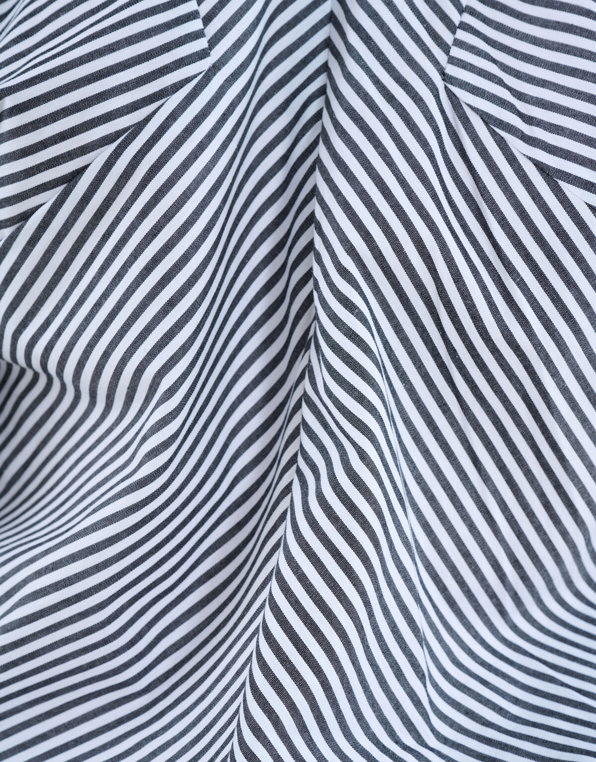 Zipper Stripe Blouse Zwart SHOEBY WOMEN