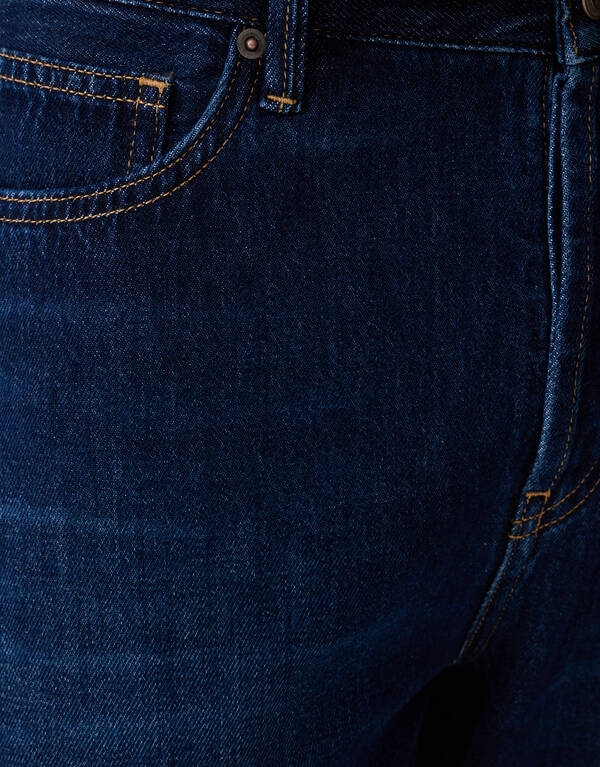 Relaxed Fit Jeans Dunkelblau SHOEBY MEN