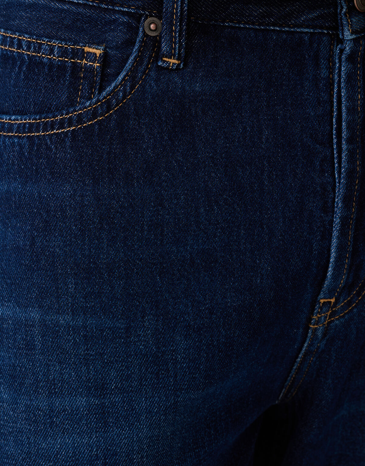 Relaxed Fit Jeans Dunkelblau SHOEBY MEN