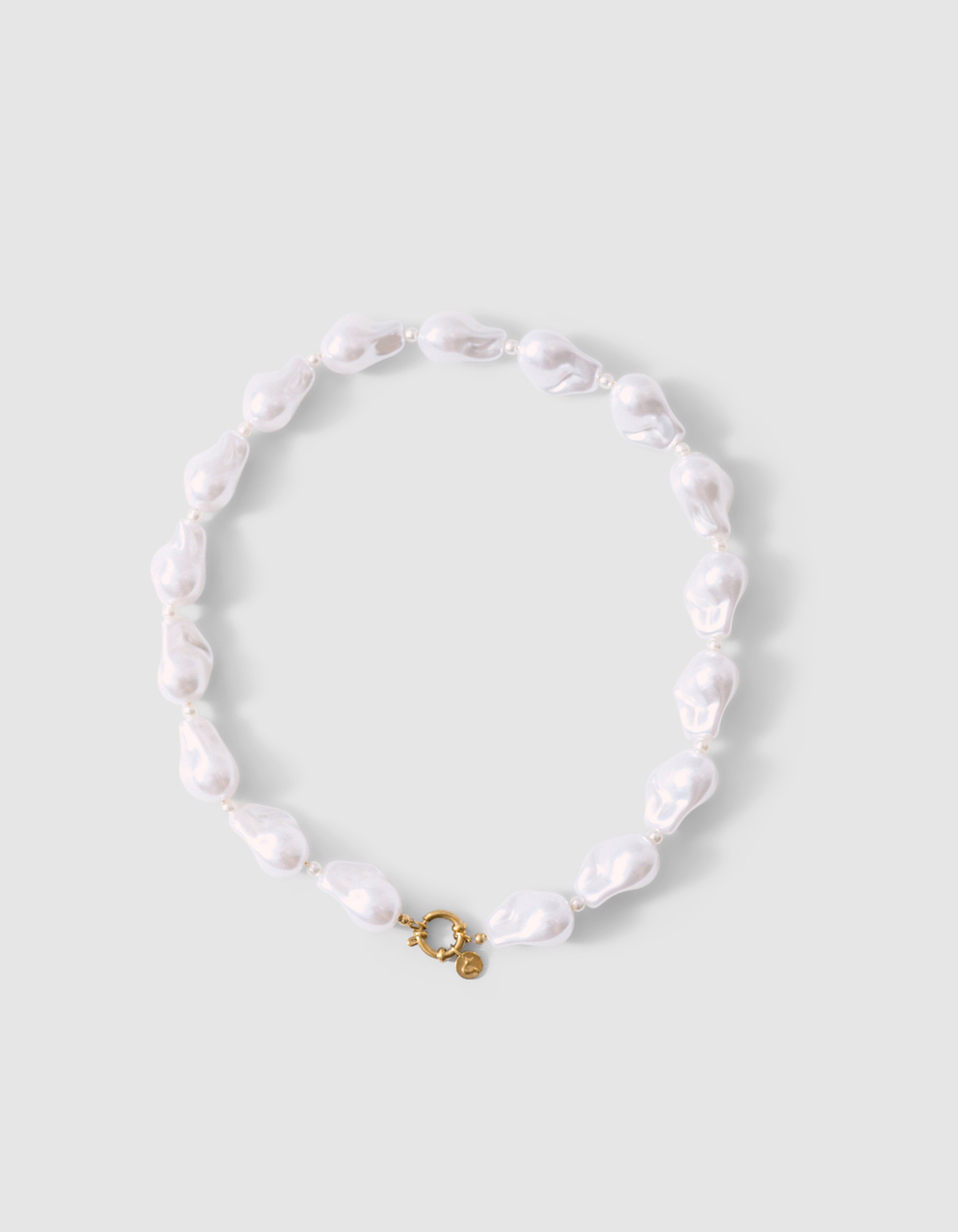 Perlenkette Wei&szlig; SHOEBY ACCESSOIRES