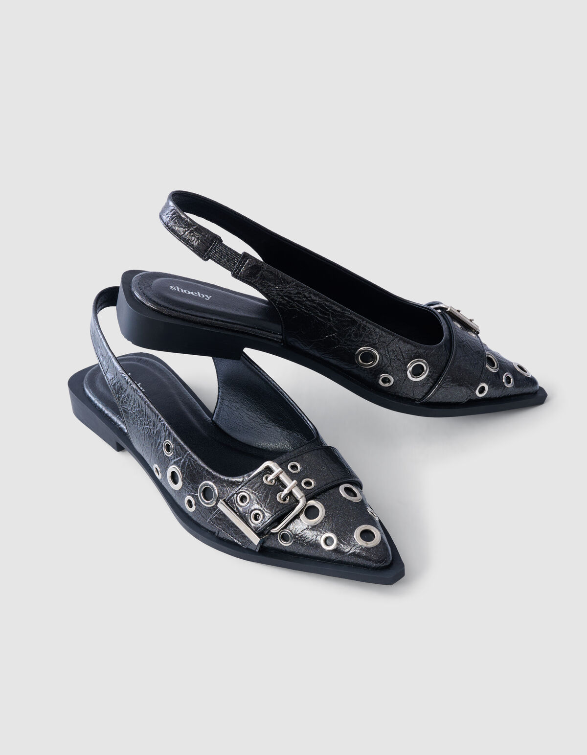 Schnalle Slingback Schwarz SHOEBY SHOES