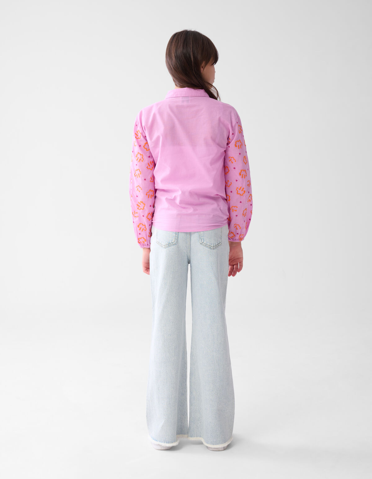 Bluse mit Stickerei Rosa SHOEBY GIRLS