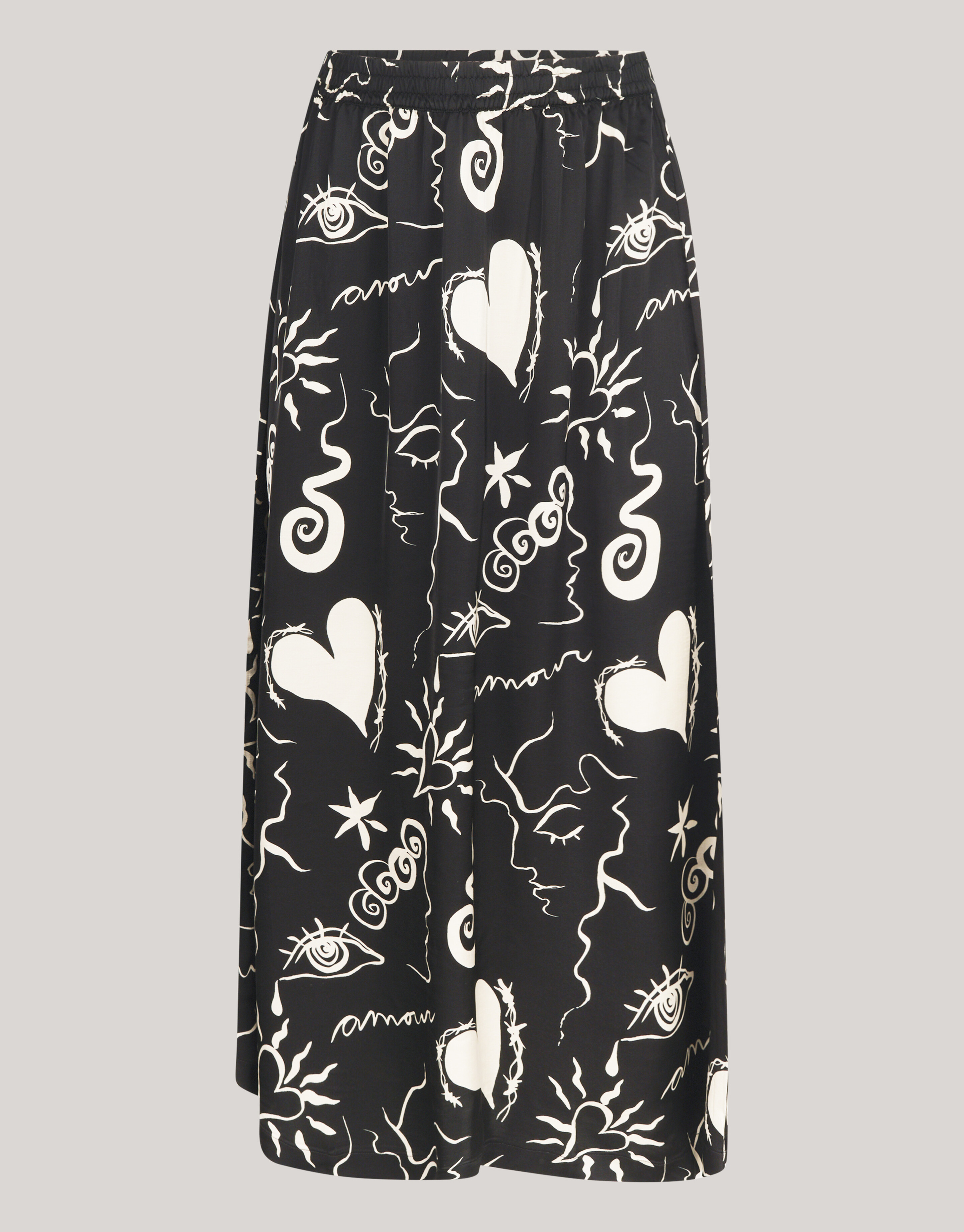 Maxikleid mit Verzierungen Schwarz SHOEBY WOMEN