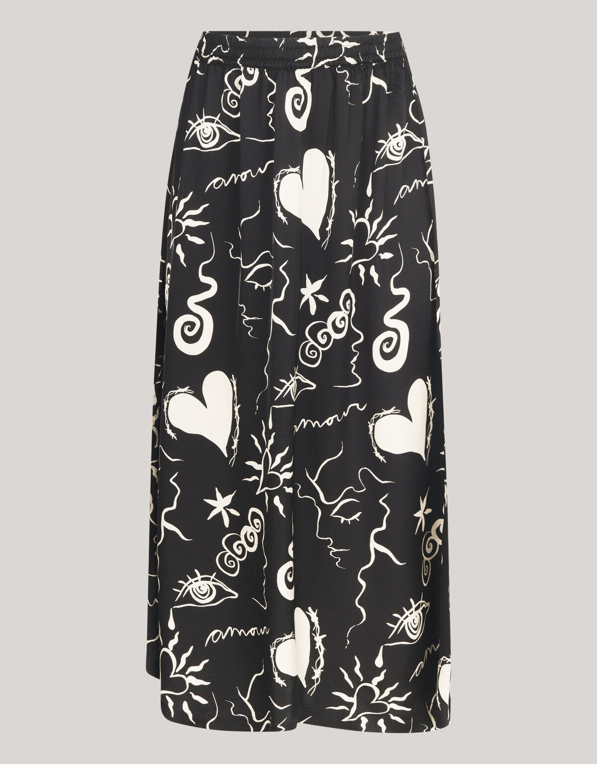 Maxikleid mit Verzierungen Schwarz SHOEBY WOMEN