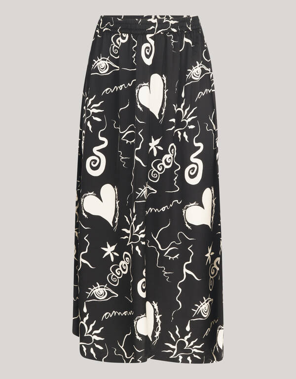 Maxikleid mit Verzierungen Schwarz SHOEBY WOMEN