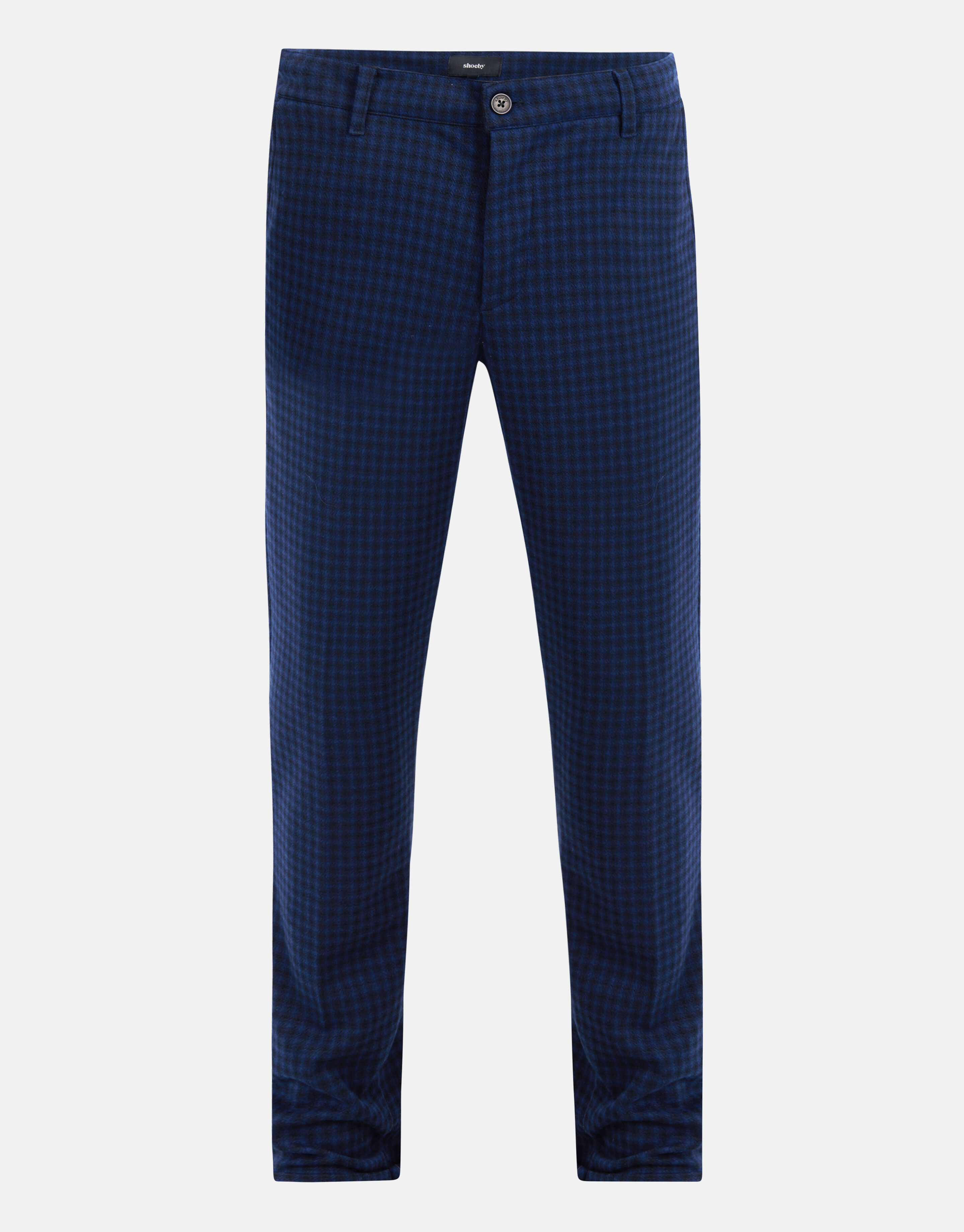 Karo-Hose Dunkelblau SHOEBY MEN