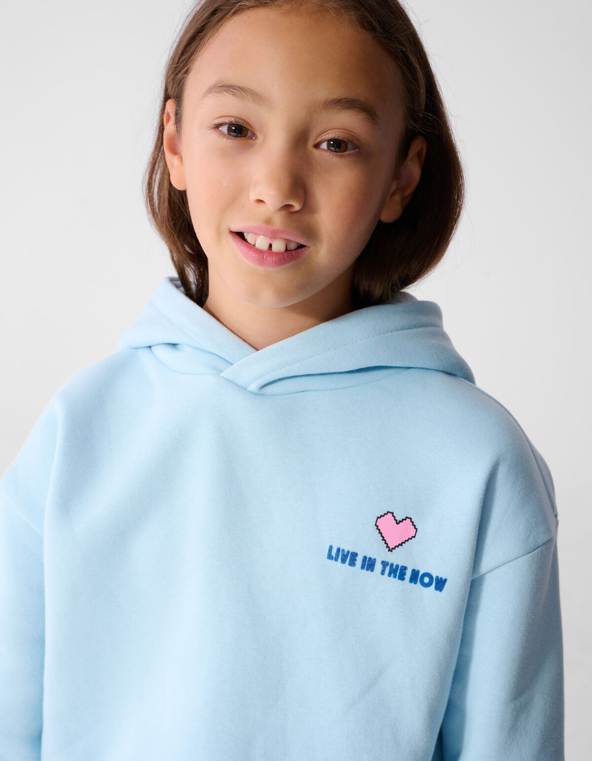 Relaxed Moment Hoodie Hellblau SHOEBY GIRLS