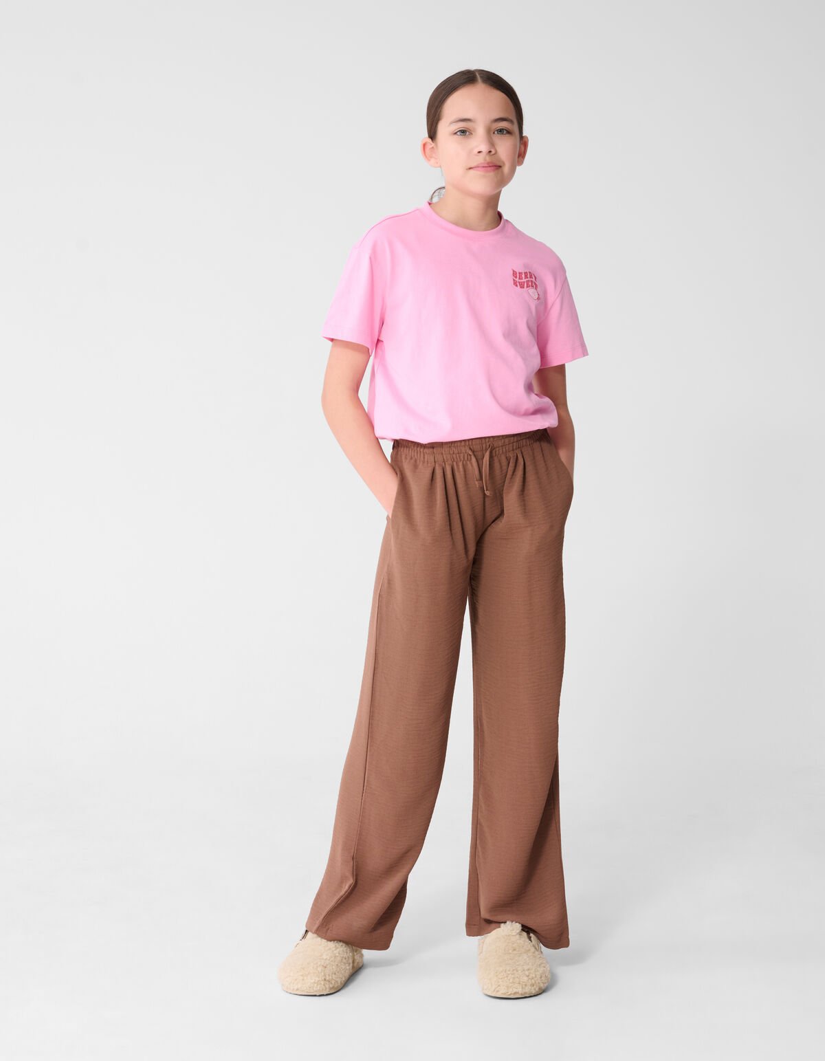 Erdbeer-Kunst T-Shirt Rosa SHOEBY GIRLS