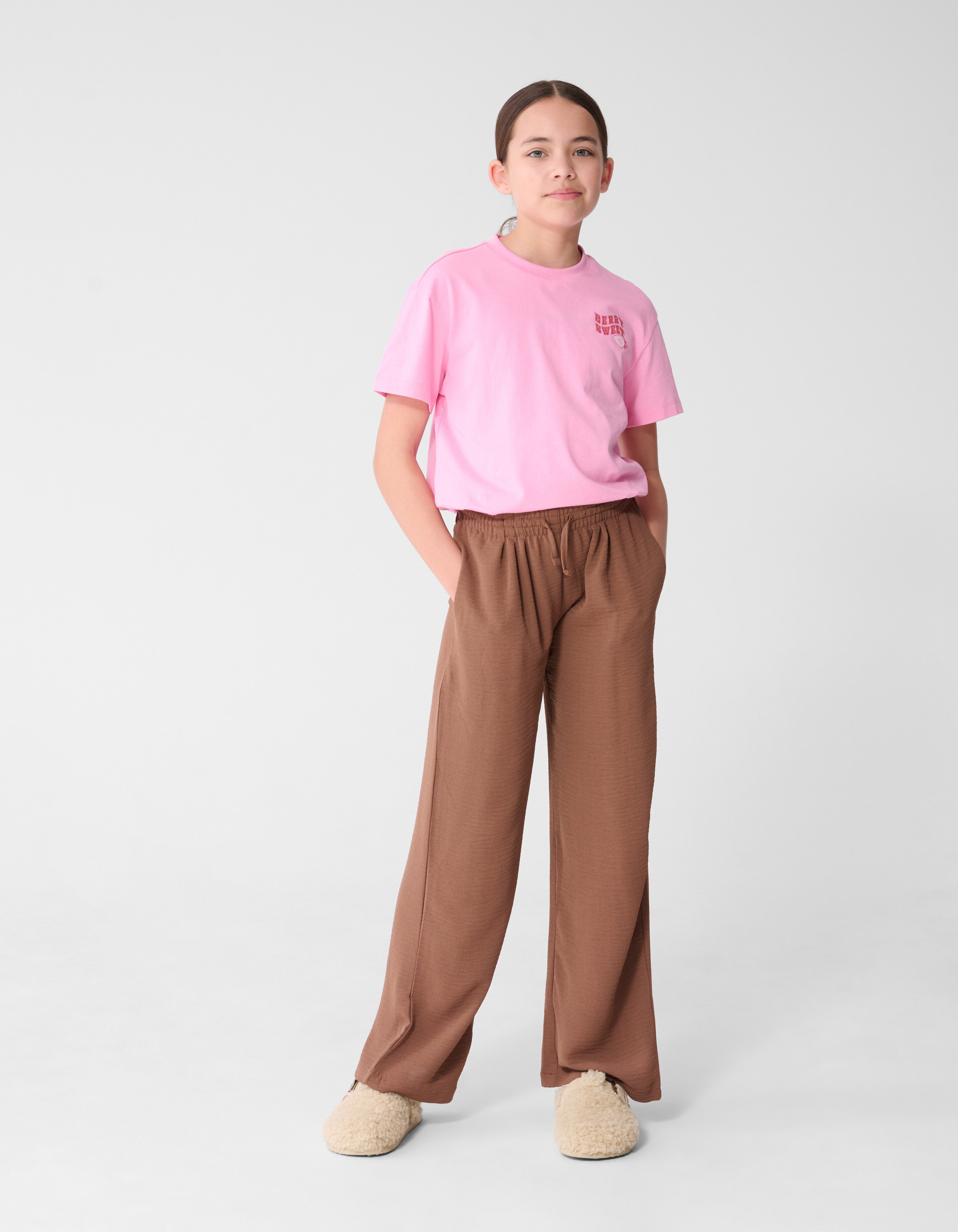 Erdbeer-Kunst T-Shirt Rosa SHOEBY GIRLS