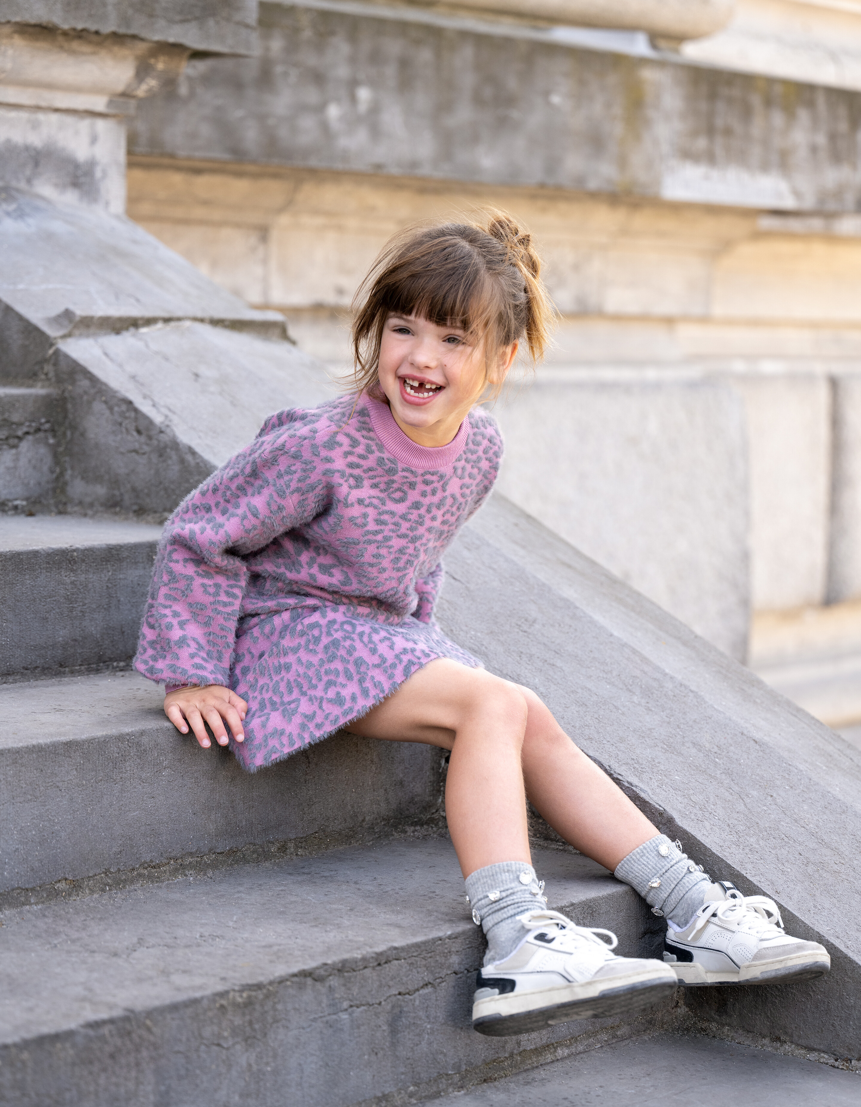 Leopard Knit Rok Roz SHOEBY GIRLS