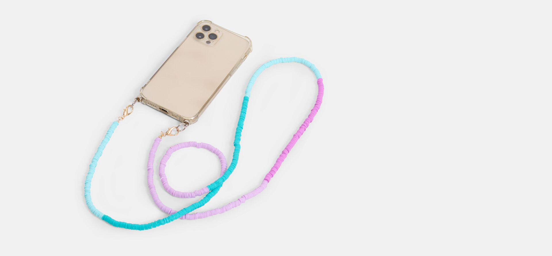 Langes Katsuki Telefonkabel Lila SHOEBY ACCESSOIRES