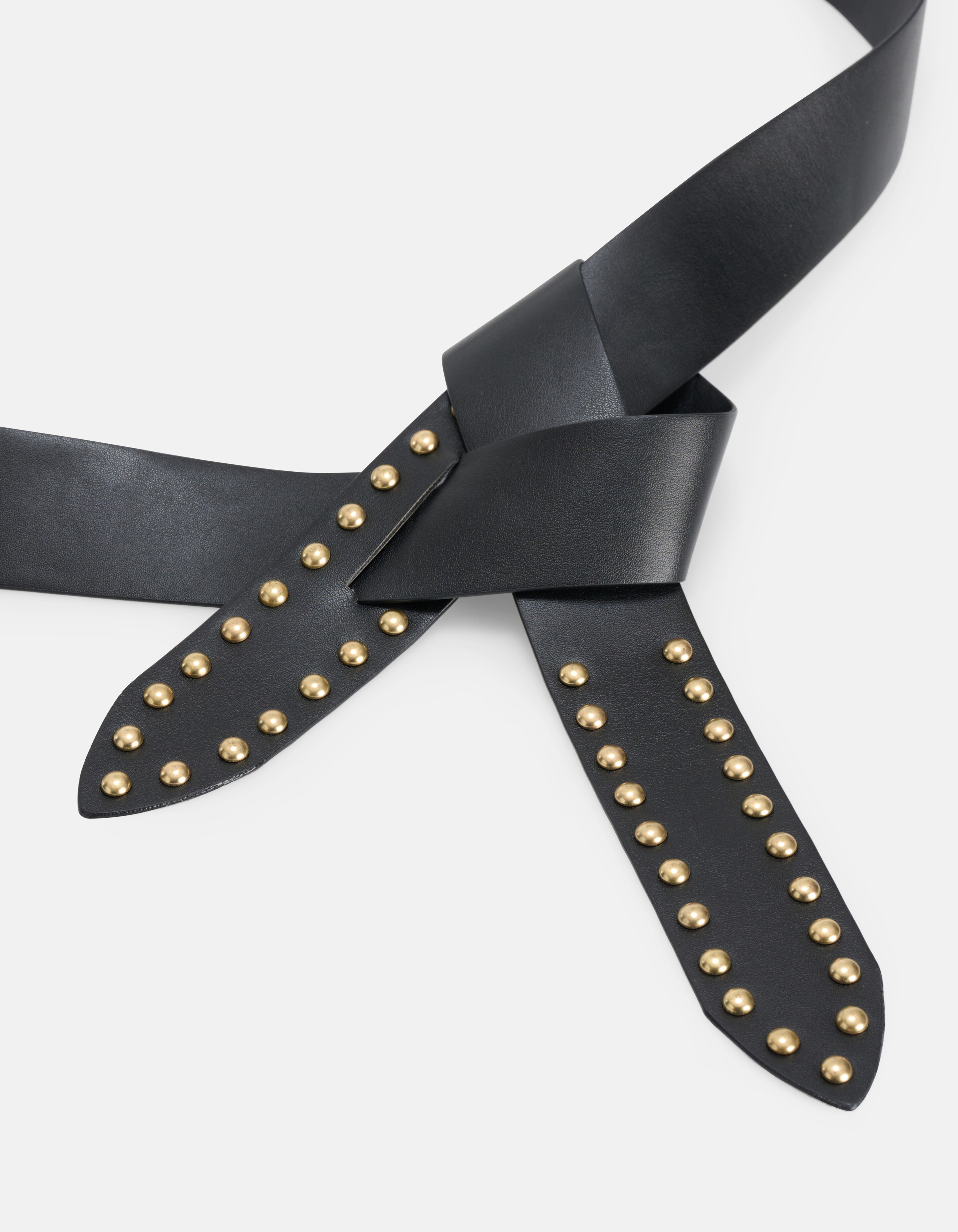 Geknoteter Nietengürtel Schwarz SHOEBY ACCESSOIRES