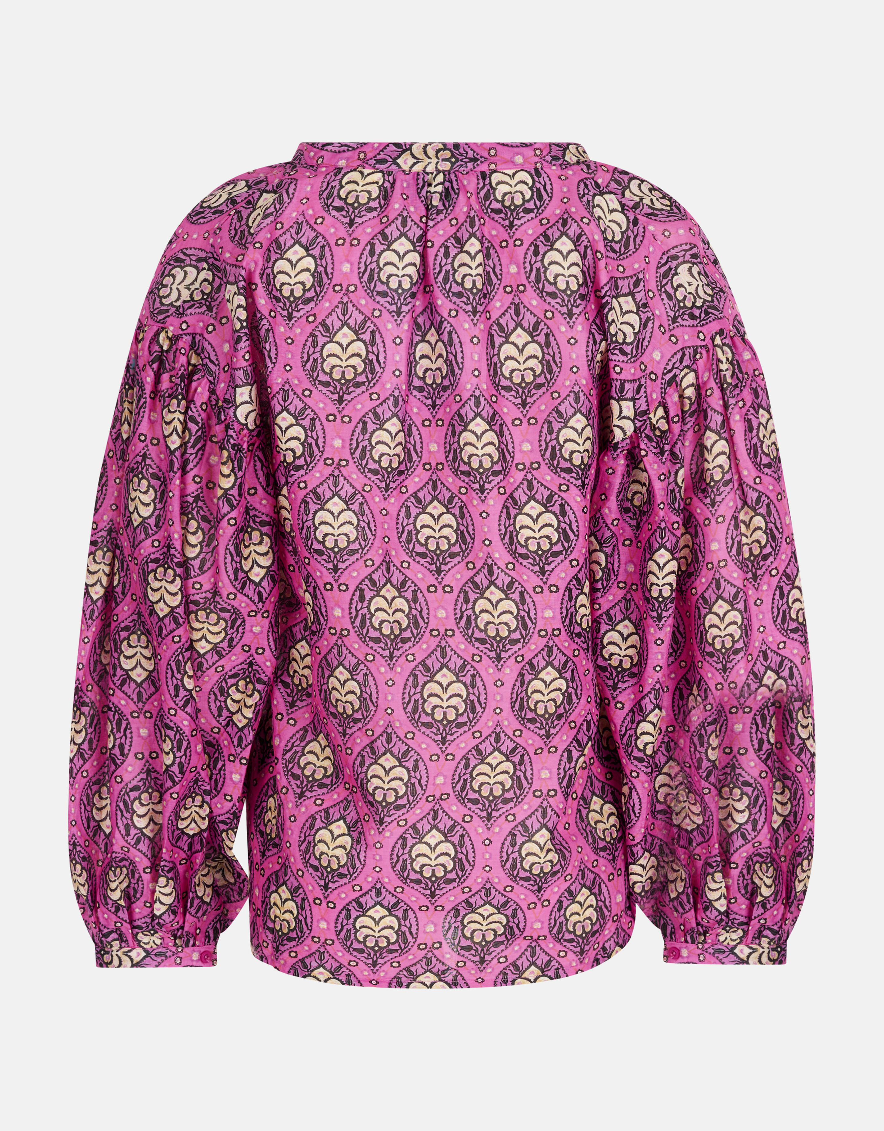 Bedruckte Voile-Bluse Rosa SHOEBY WOMEN