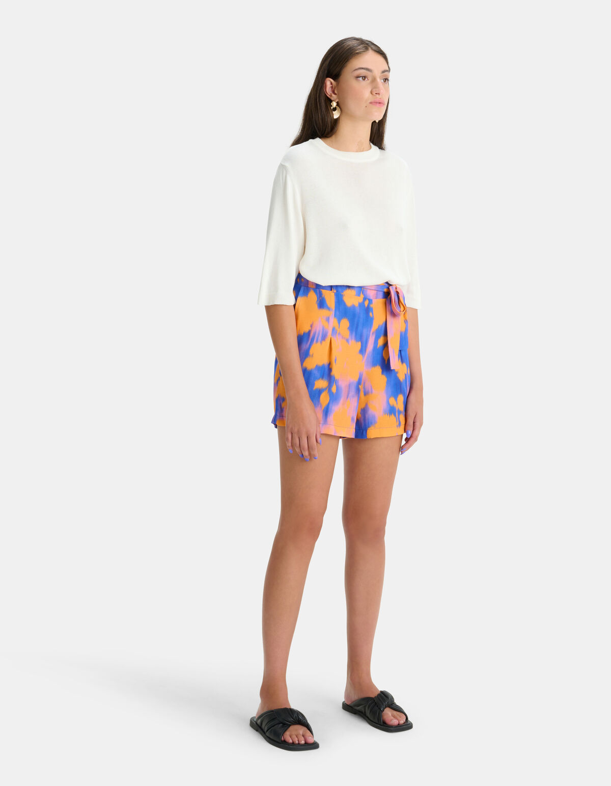 Strick-T-Shirt Offwhite EKSEPT