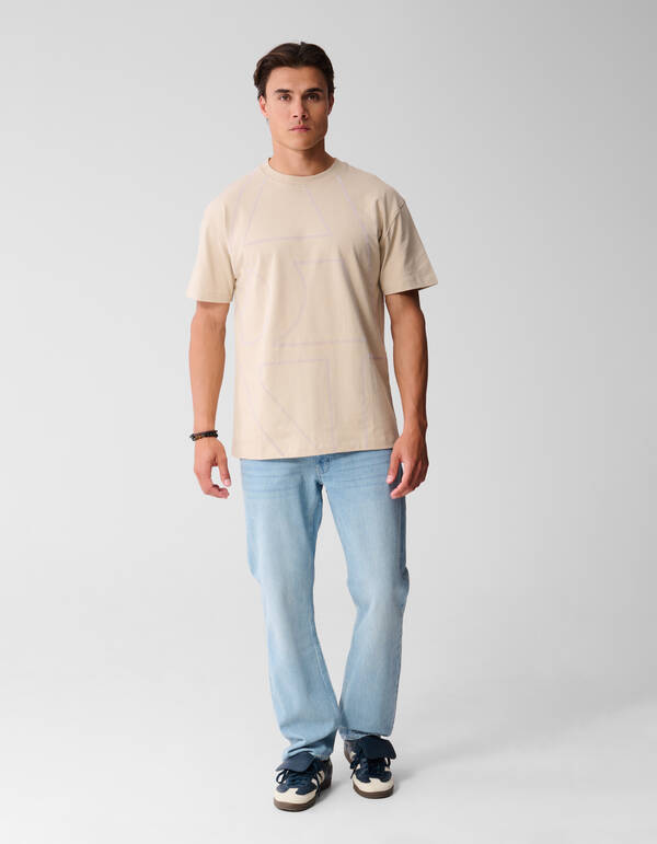 Straight Fit Jeans Gebleicht L32 SHOEBY MEN