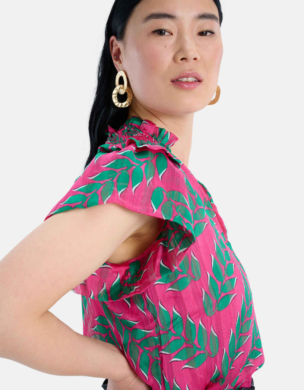 Bedruckte Top Eksept