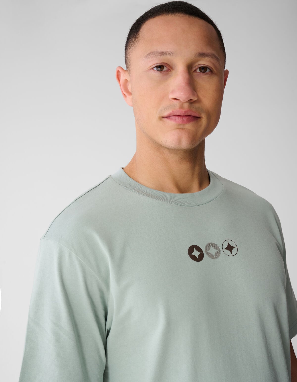 Spark Logo Artwork T-Shirt Hellgr&uuml;n SHOEBY MEN