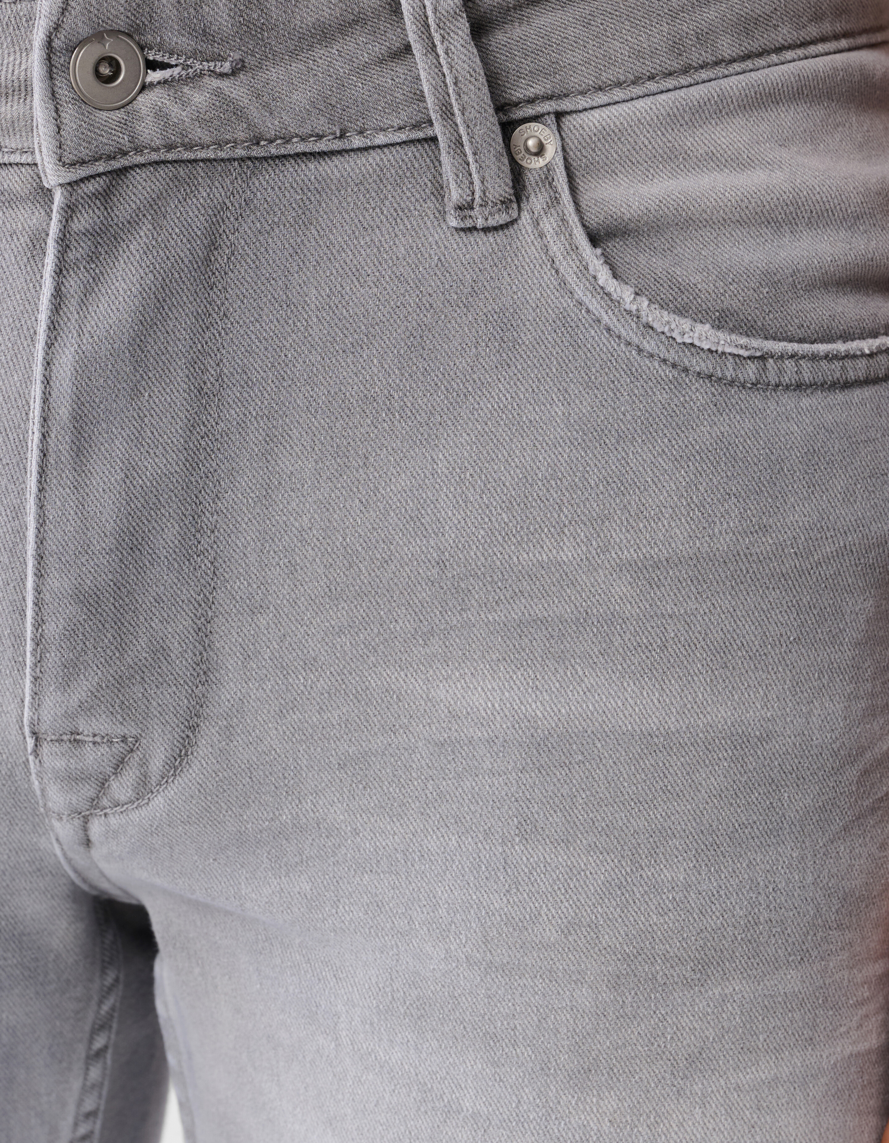 Slim Fit Jeans Hellgrau L32 SHOEBY MEN