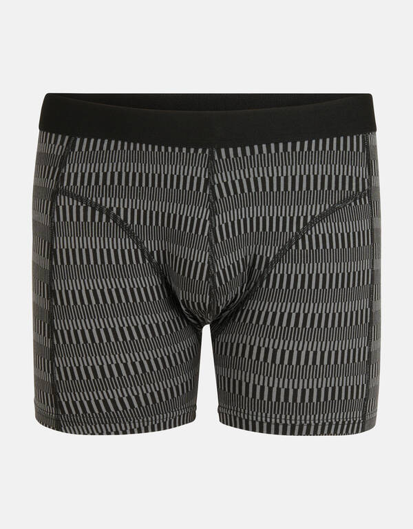 Gestreifte Boxershorts Grau SHOEBY ACCESSOIRES