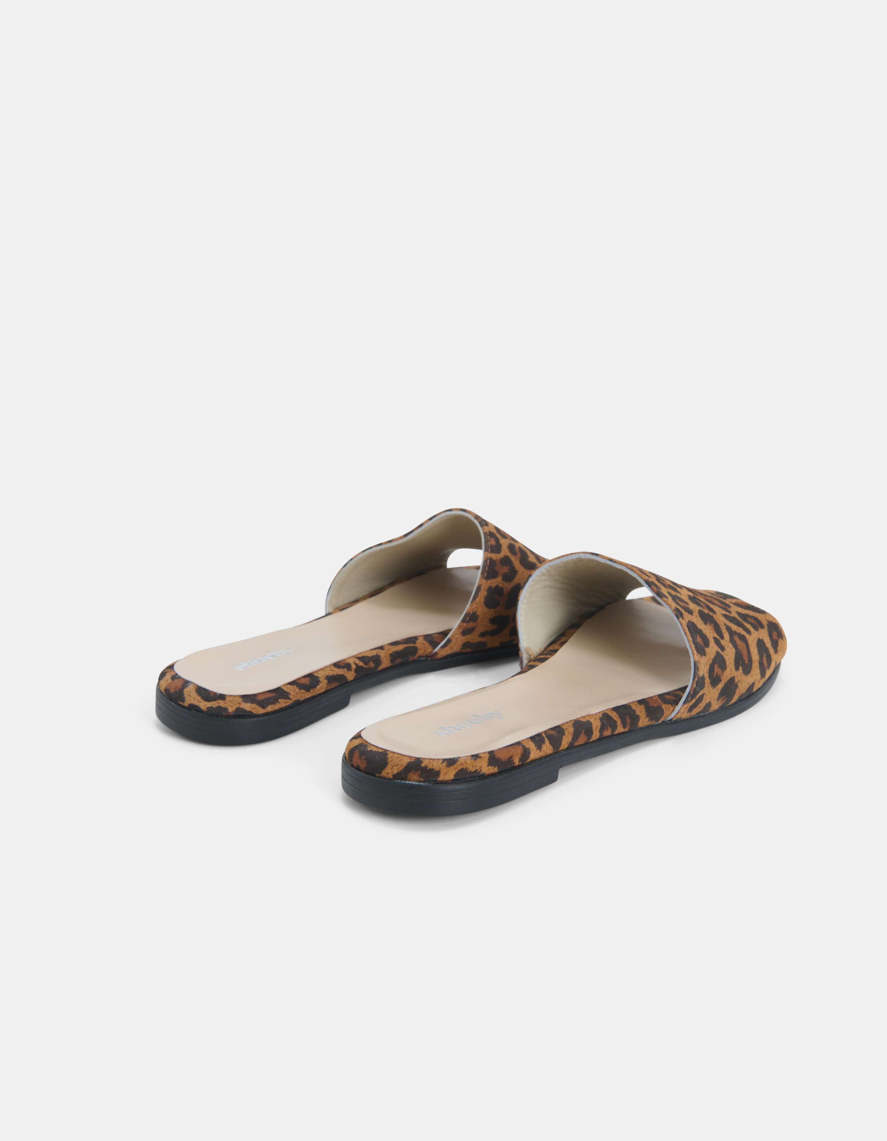 Leopardenslipper aus Leder SCHOENEN SHOEBY
