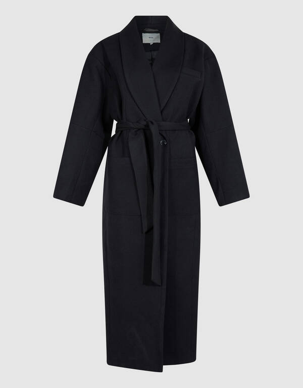 Oversized Mantel Schwarz By Lonneke SHOEBY WOMEN