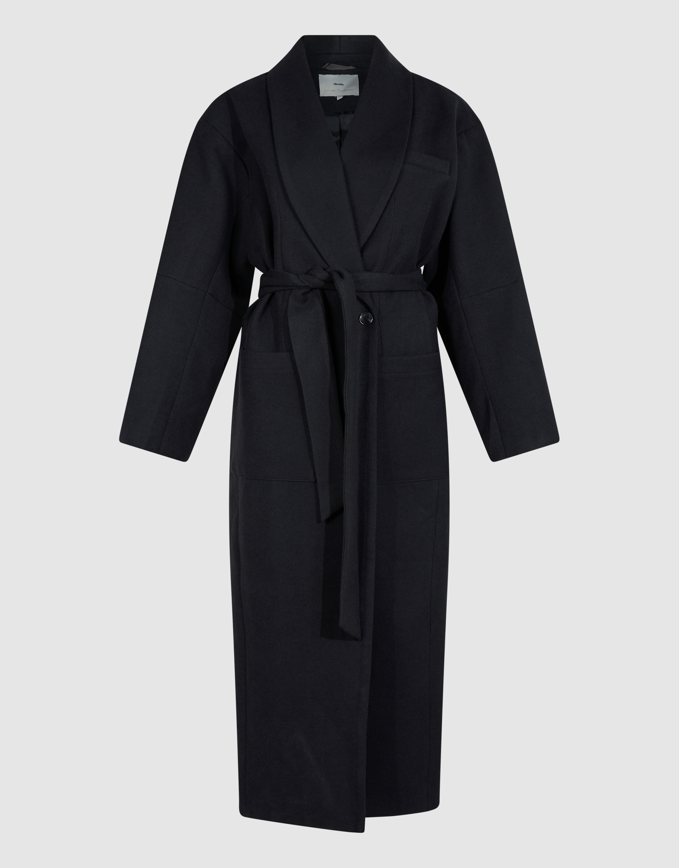 Oversized Mantel Schwarz By Lonneke SHOEBY WOMEN
