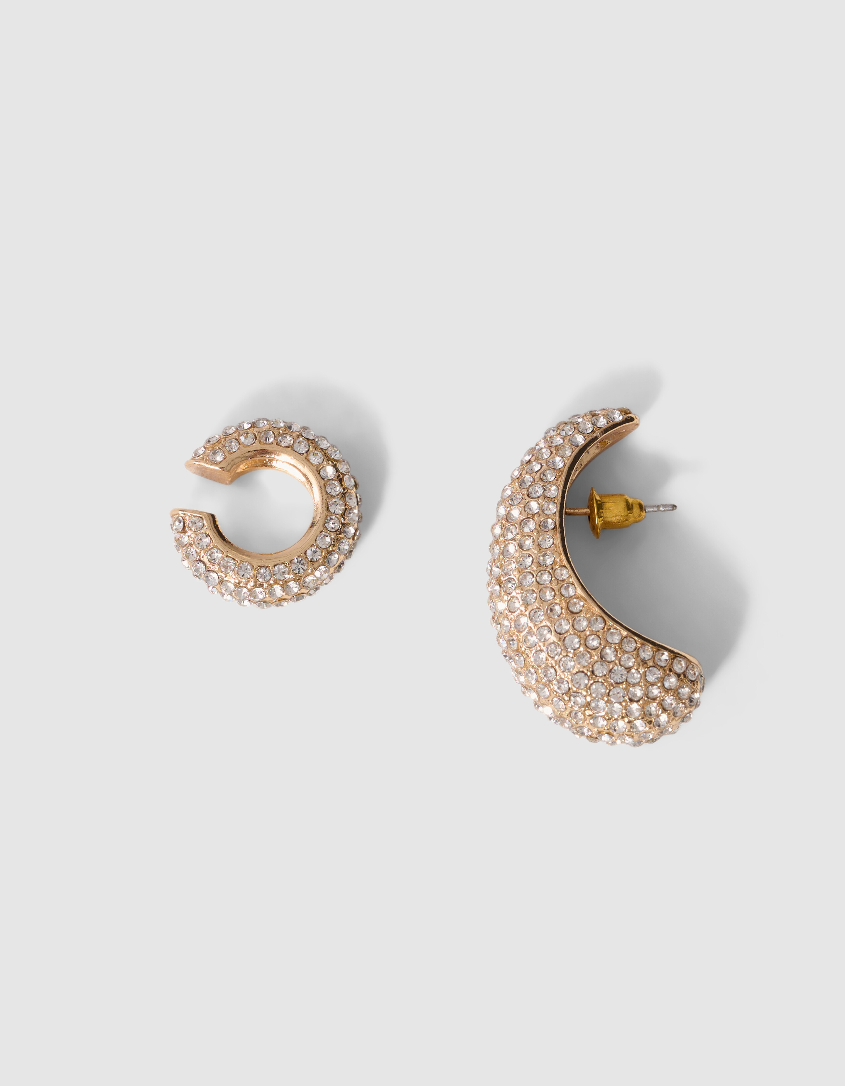 Pointy Strass Ohrring Set Gold SHOEBY ACCESSOIRES