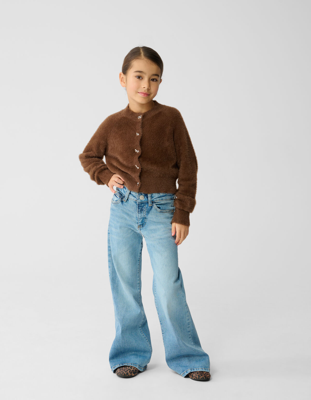 Flared Fit Jeans Blau SHOEBY GIRLS