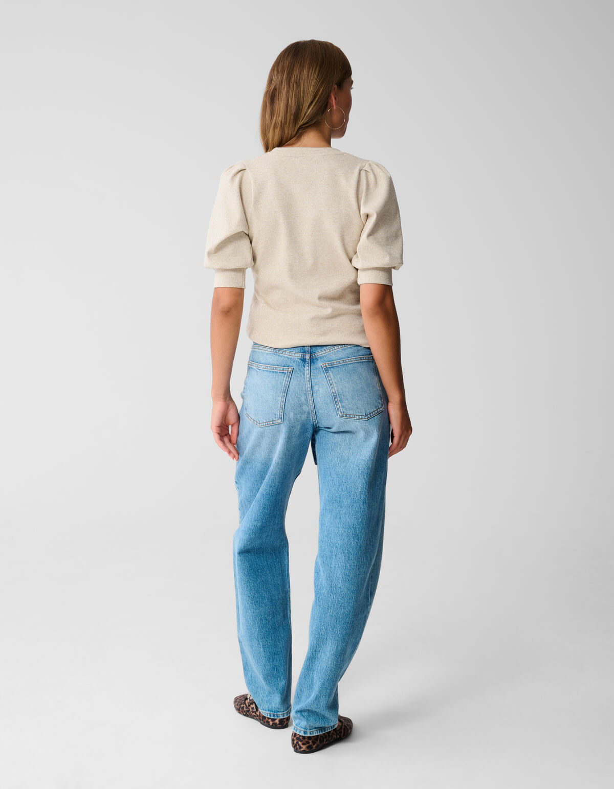Balloon Fit Jeans Dunkelblau SHOEBY WOMEN