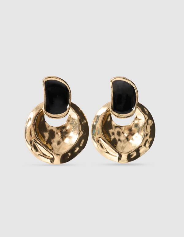 Vintage Runde Ohrringe Gold SHOEBY ACCESSOIRES