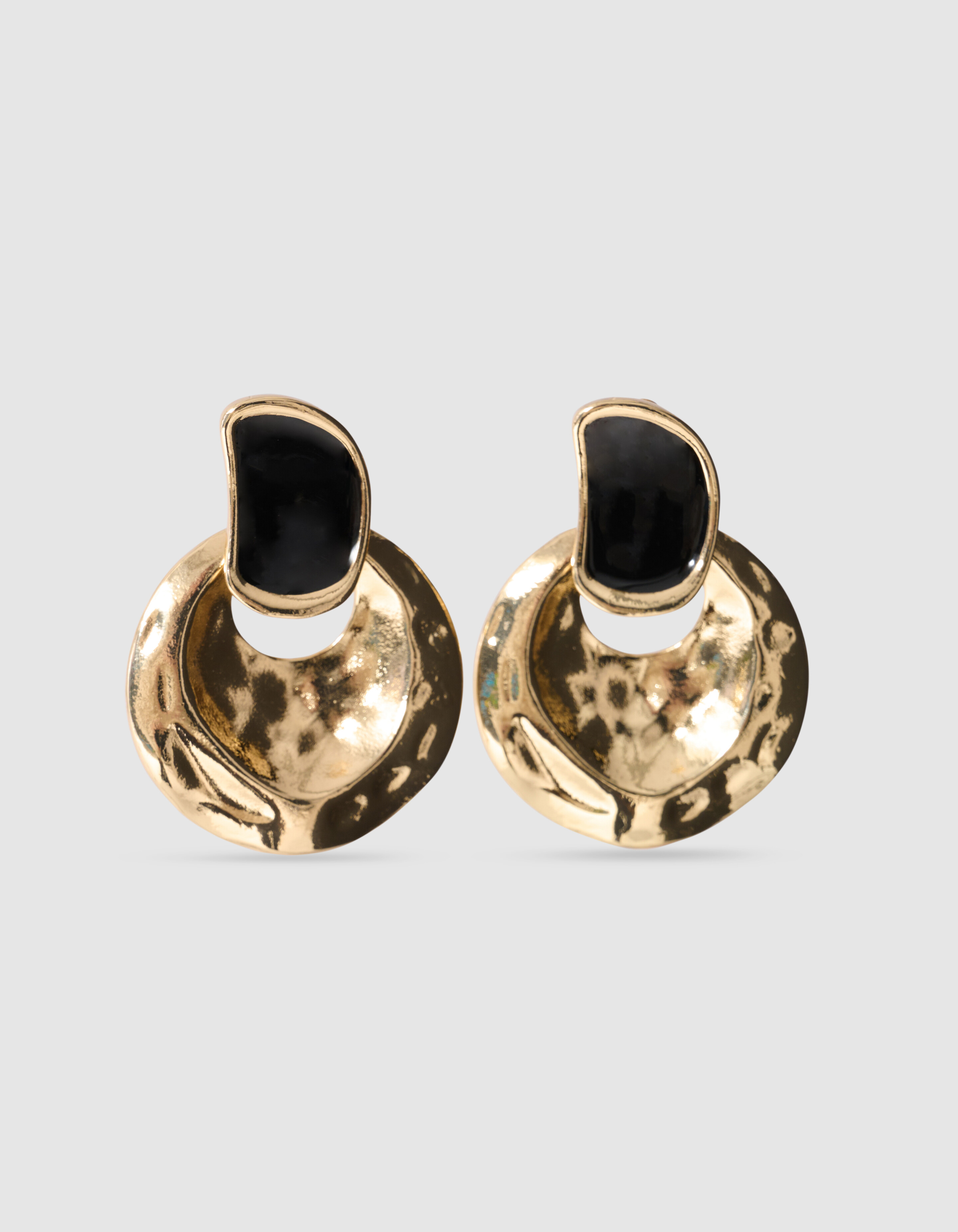 Vintage Runde Ohrringe Gold SHOEBY ACCESSOIRES