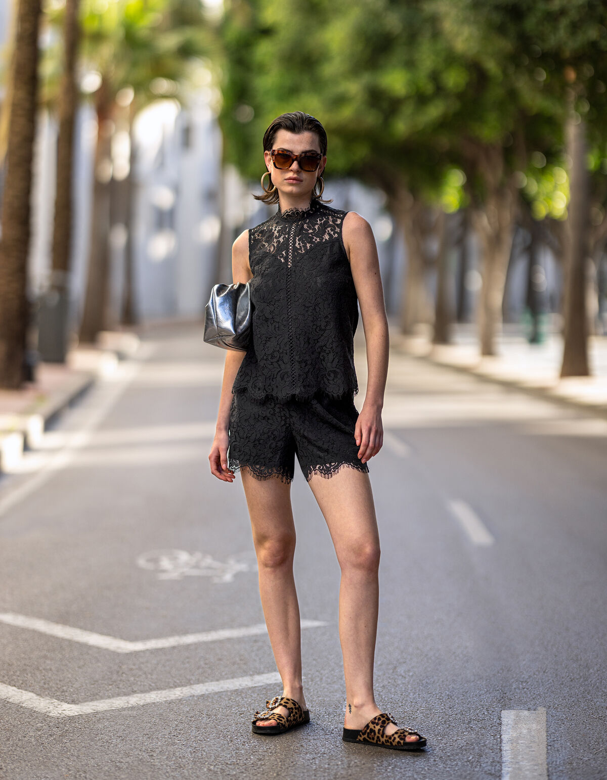 Spitzen-Top Schwarz SHOEBY WOMEN