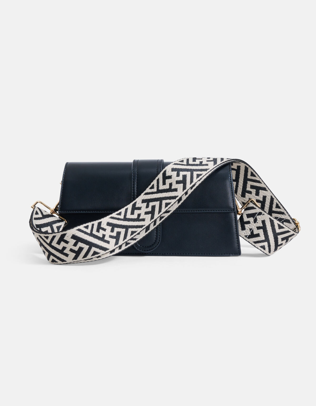 Grafische Tassenriem Zwart SHOEBY ACCESSOIRES