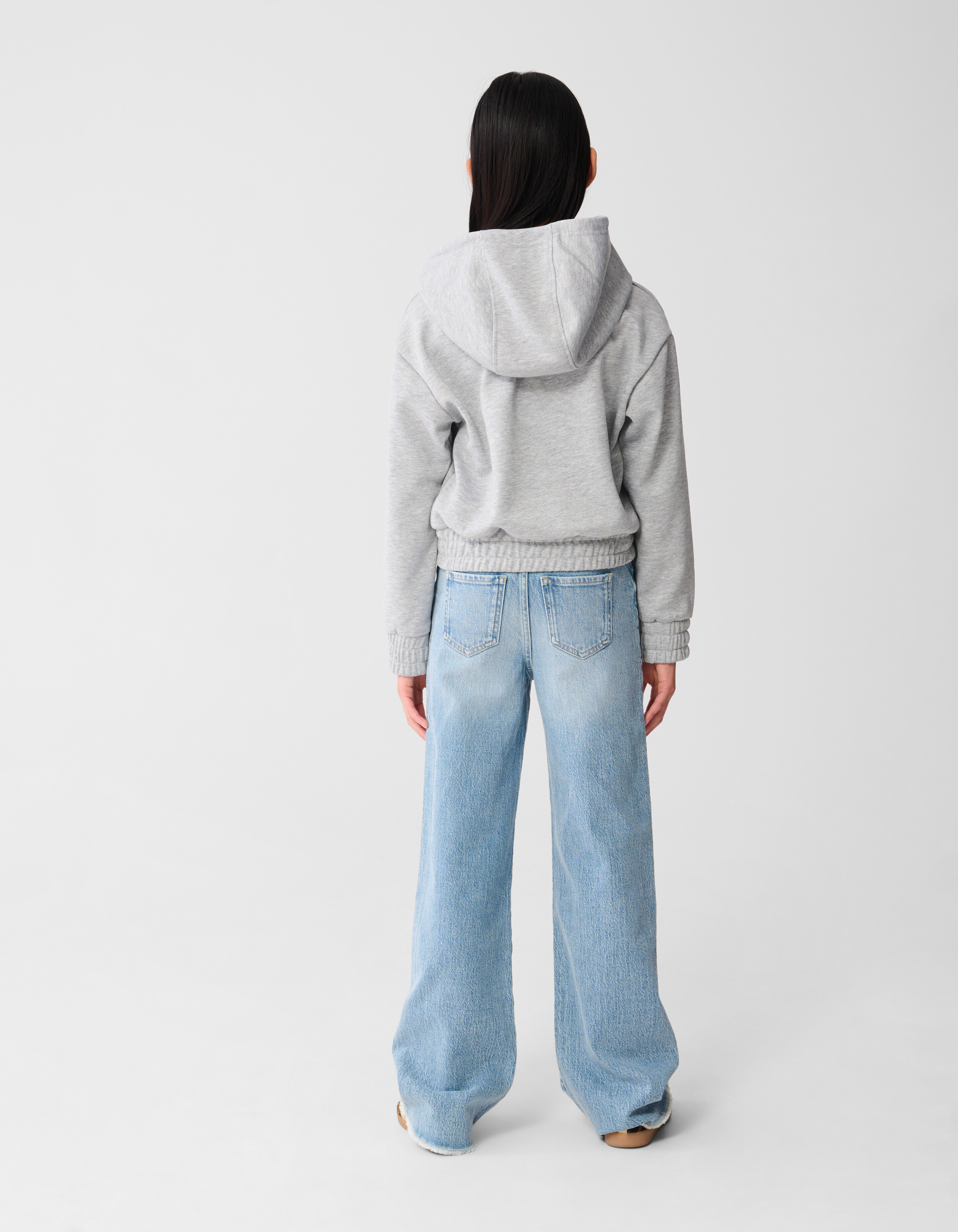 Strass Hoodie Hellgrau SHOEBY GIRLS