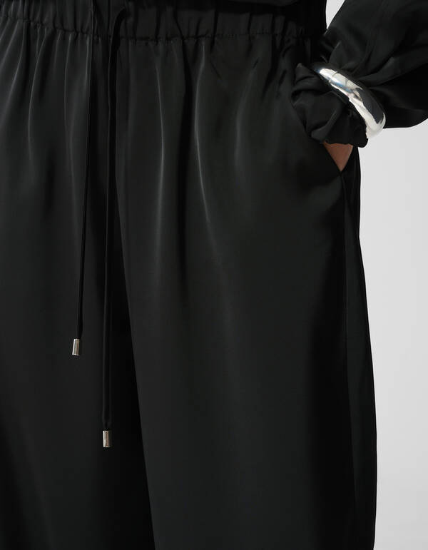 Satinhose Schwarz SHOEBY WOMEN