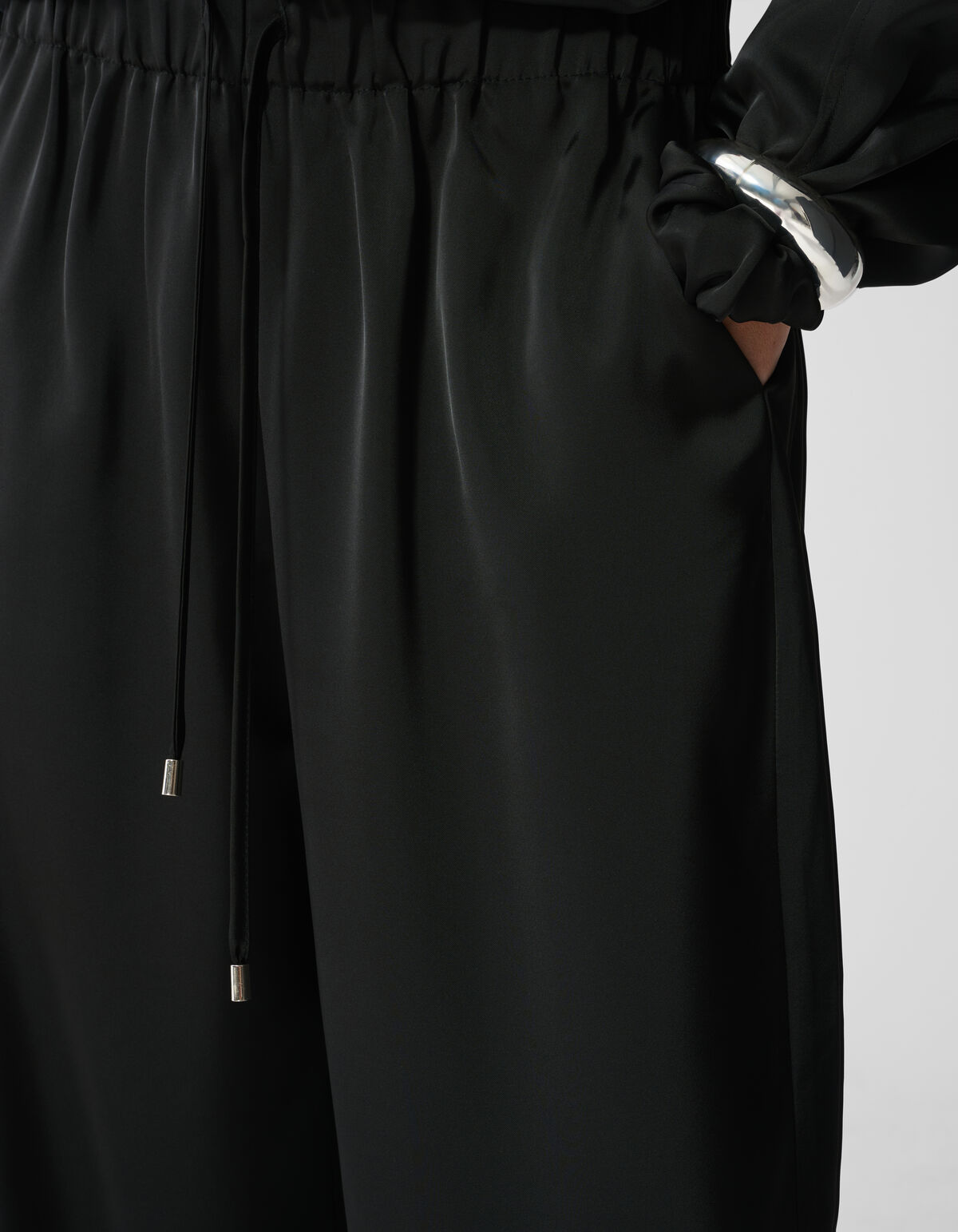 Satinhose Schwarz SHOEBY WOMEN