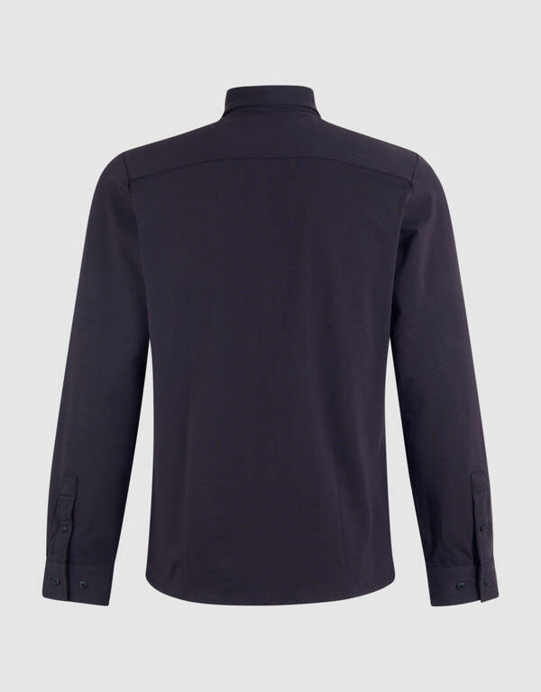 Jersey Hemd Dunkelbraun SHOEBY MEN